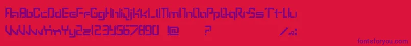 fuente Lostp – Fuentes Moradas Sobre Fondo Rojo