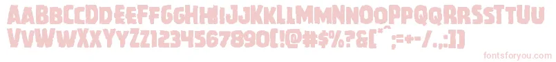 Howlinmad Font – Pink Fonts on White Background