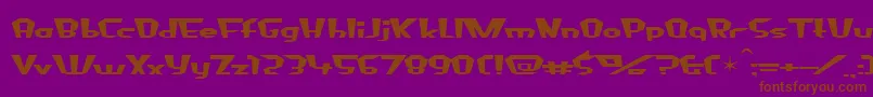 Lisätietoja Fluoride-fontista Fluoride-fontti – ruskeat fontit violetilla taustalla