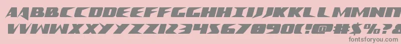 Crimesyndicatecond Font – Gray Fonts on Pink Background