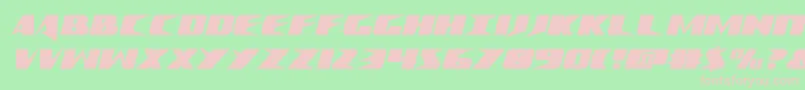 Crimesyndicatecond Font – Pink Fonts on Green Background