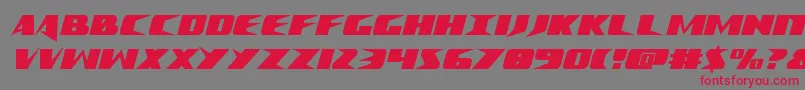 Шрифт Crimesyndicatecond – красные шрифты на сером фоне