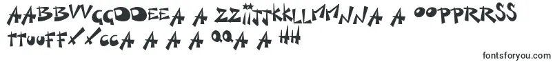 KillSwitch-fontti – uzbekin fontit