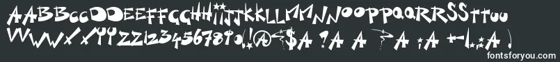 Шрифт KillSwitch – белые шрифты на чёрном фоне