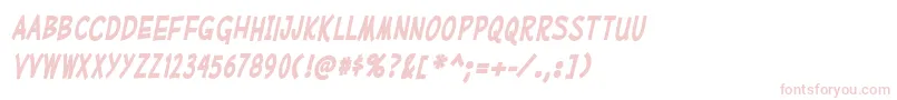 MufferawcdBolditalic Font – Pink Fonts