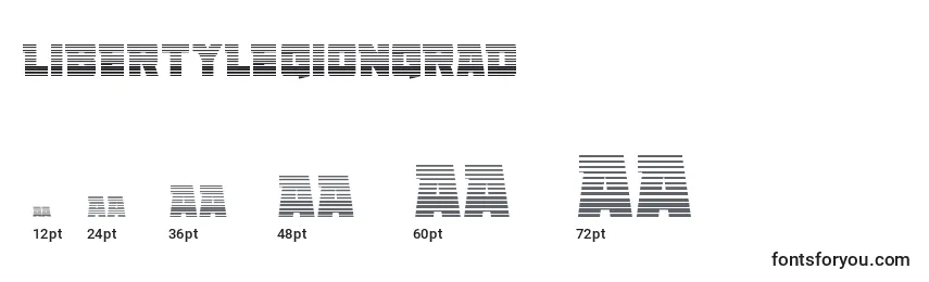 Libertylegiongrad Font Sizes