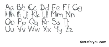 Miasscribblings Font