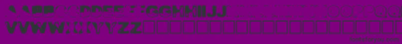 Desi Font – Black Fonts on Purple Background