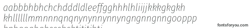 FirasanscondensedUltralightitalic Font – Sotho Fonts