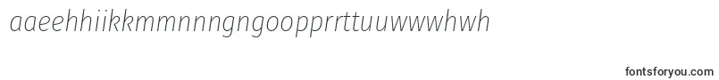 FirasanscondensedUltralightitalic-Schriftart – maorische Schriften