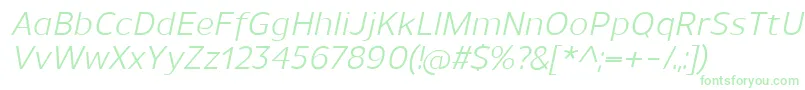 UnimanItalic Font – Green Fonts