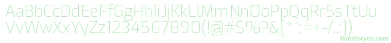 ExoExtralight Font – Green Fonts