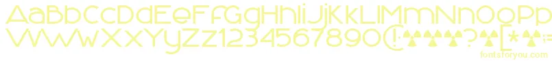 FontlogicNormal-Schriftart – Gelbe Schriften
