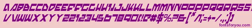 Trajiaci Font – Purple Fonts on Pink Background