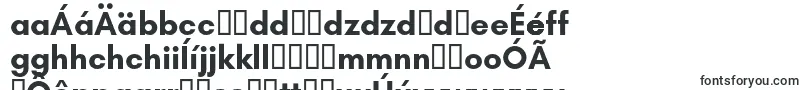 Шрифт GlacialindifferenceBold – словацкие шрифты