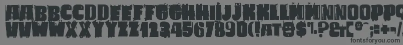 Подробнее о шрифте BadCaligula Шрифт BadCaligula – чёрные шрифты на сером фоне
