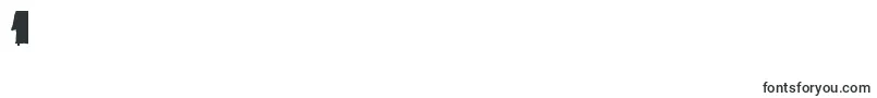 フォントBadCaligula – フォント数字1