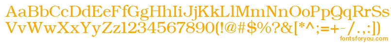 ErBukinistKoi8 Font – Orange Fonts on White Background