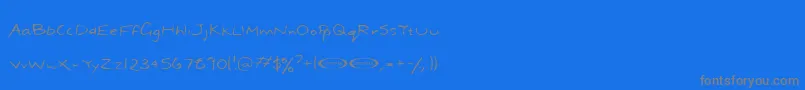 Подробнее о шрифте Dael ffy Шрифт Dael ffy – серые шрифты на синем фоне