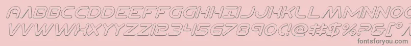 Weitere Informationen zur Planetncompact3Dital-Schriftart Planetncompact3Dital-Schriftart – Graue Schriften auf rosa Hintergrund
