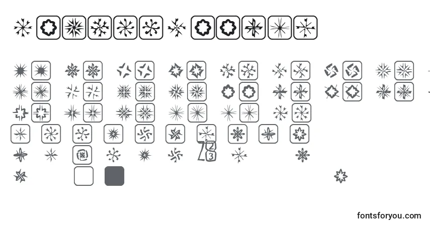 Schriftart Zone23Foopy7 – Alphabet, Zahlen, spezielle Symbole