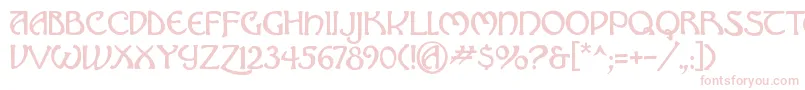 Hadley ffy Font – Pink Fonts on White Background