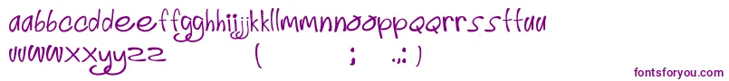 SimplyDeliciousFont3-fontti – violetit fontit