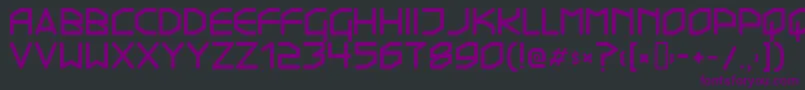 Transistor215 Font – Purple Fonts on Black Background