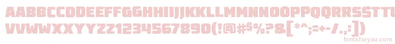 Destroyearthroughbb Font – Pink Fonts on White Background