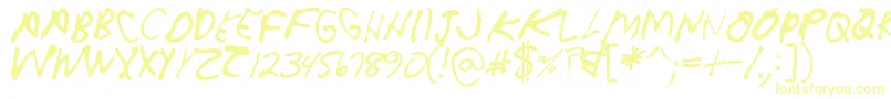 Crappydanallcaps Font – Yellow Fonts