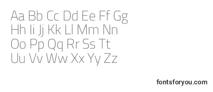 Review of the TitilliumwebExtralight Font
