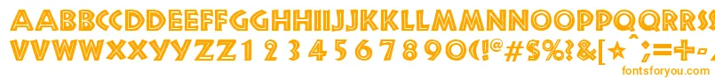 SnakeriverRegularDb-Schriftart – Orangefarbene Schriften
