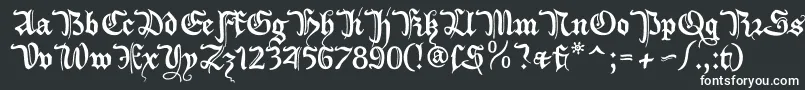Xiberon-Schriftart – Weiße Schriften