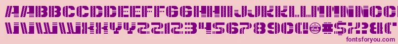 PuertoMagnifico Font – Purple Fonts on Pink Background