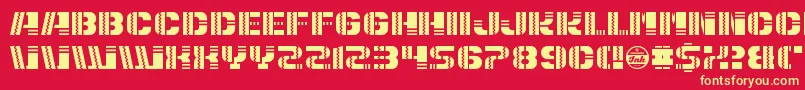 PuertoMagnifico Font – Yellow Fonts on Red Background