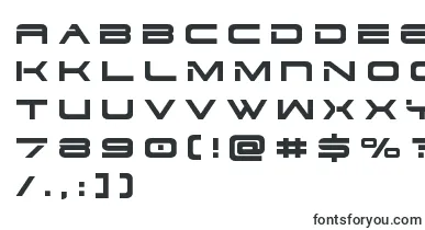 Dodger3title font – vector Fonts