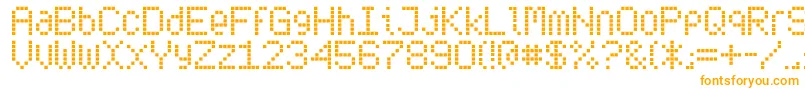 Weitere Informationen zur SubwayTicker-Schriftart SubwayTicker-Schriftart – Orangefarbene Schriften