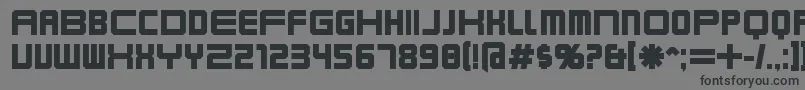 Karnivob Font – Black Fonts on Gray Background