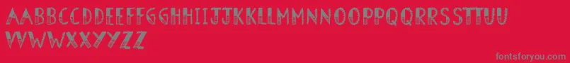 BarnOwl Font – Gray Fonts on Red Background