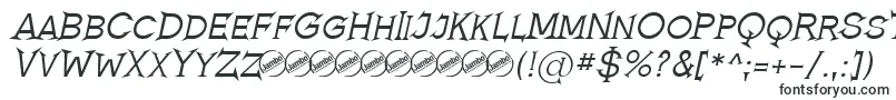 Шрифт RomanicumItalic – шрифты для титров