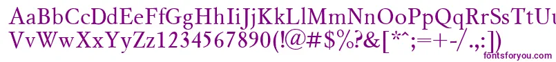 Msl1 Font – Purple Fonts on White Background