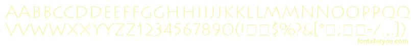 AustereLightSsiExtraLight Font – Yellow Fonts
