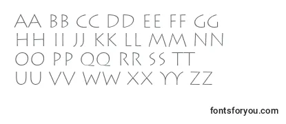 AustereLightSsiExtraLight Font