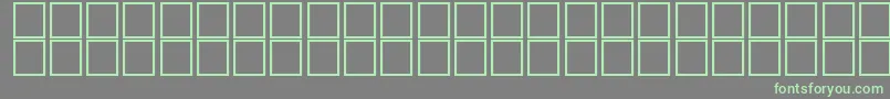 Шрифт AlKharashi21 – зелёные шрифты на сером фоне