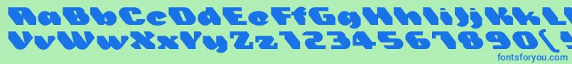 fuente Trez – Fuentes Azules Sobre Fondo Verde