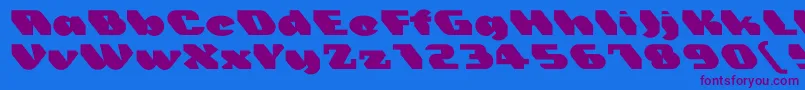 Trez-fontti – violetit fontit sinisellä taustalla