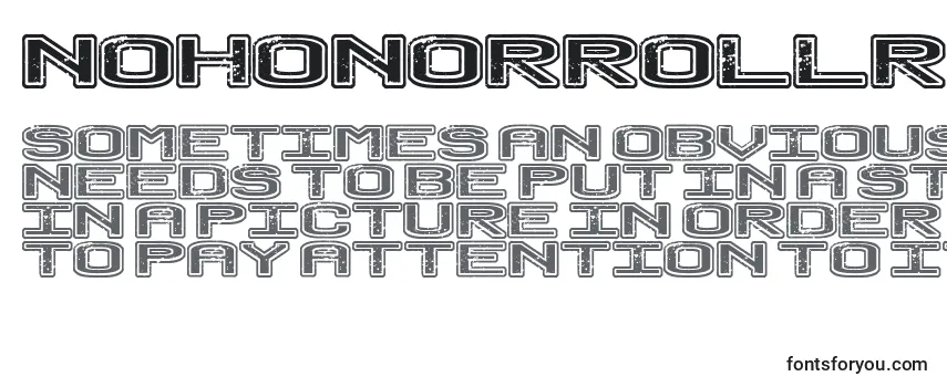 NohonorrollRegular Font