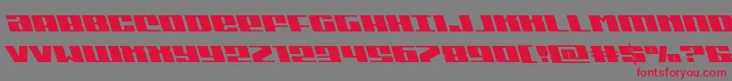 Michiganleft Font – Red Fonts on Gray Background