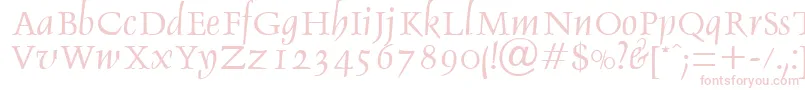 More about DebdenRegularDb Font DebdenRegularDb Font – Pink Fonts on White Background