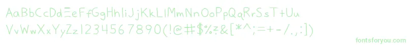 Justy3B Font – Green Fonts